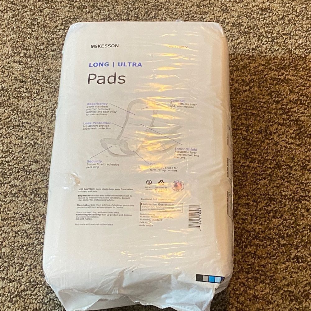 McKesson Long Ultra Pads New - Picture 3 of 7